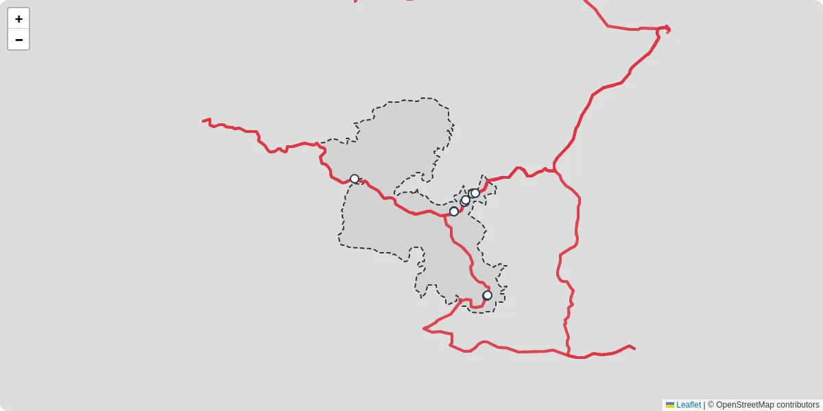 Nahverkehrsnetz in gutenbrunn, Österreich - Buslinien, Haltestellen und Verbindungen auf der Karte