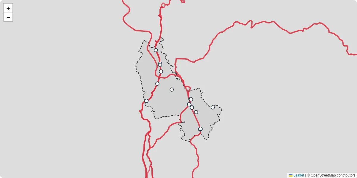 Nahverkehrsnetz in kefermarkt, Österreich - Buslinien, Haltestellen und Verbindungen auf der Karte